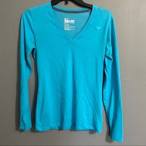Nike Dri-Fit V-Neck Long Sleeve